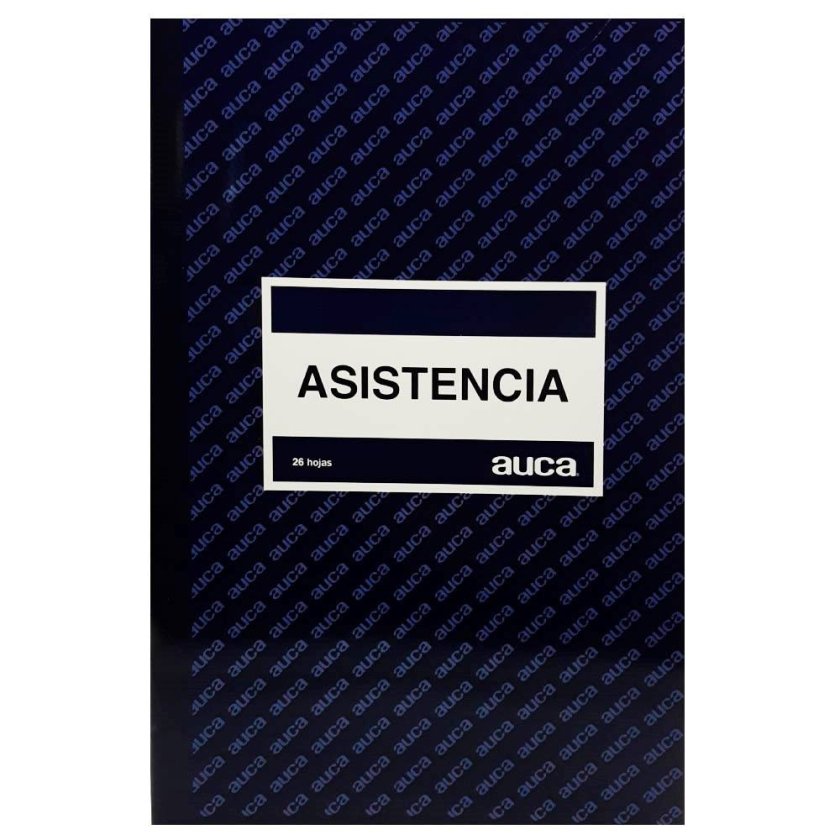 Libro asistencia Auca 26 Hoja.