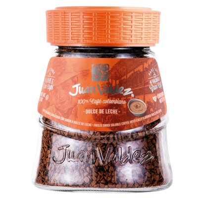 Café Instantáneo Liofilizado Juan Valdez Sabor Dulce de Leche 95 gramos