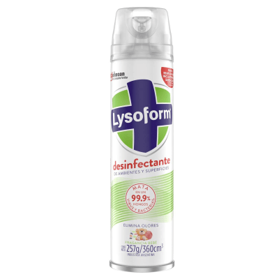 Desinfectante en Aerosol Lysoform Antibacterial Bebé 360 cc