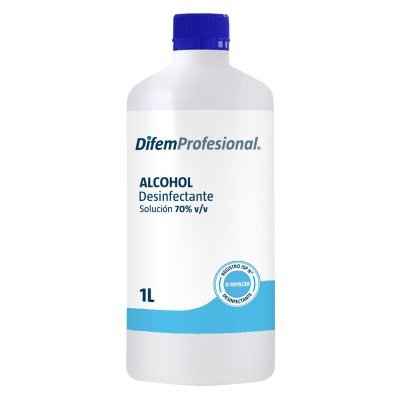 Alcohol Desinfectante Difem Profesional 70% 1 Litro