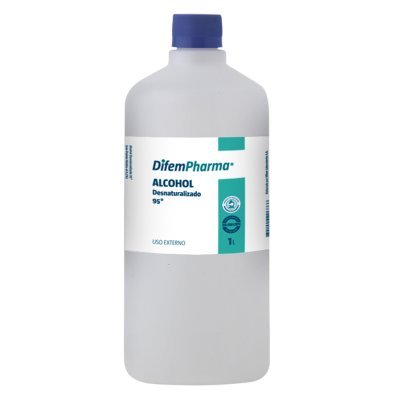 Alcohol Difem Pharman Desnaturalizado 95 % 1 L