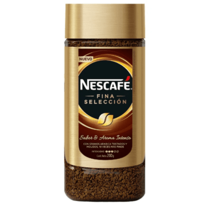 Café Instantáneo Nescafé Fina Selección Liofilizado Frasco 200 g