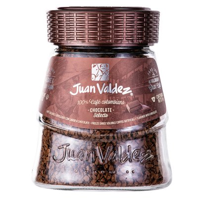 Café Instantáneo Liofilizado Juan Valdez Sabor Chocolate 95 gramos