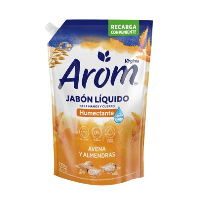 Jabón Líquido Arom Avena Almendras 750 ml