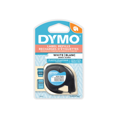 Cinta Rotuladora Dymo LetraTag 12 mm 4m Blanco
