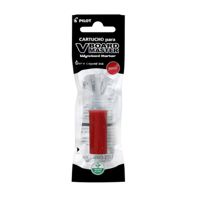 Tinta para Cartucho Pilot Plumón Pizarra Vboard Rojo