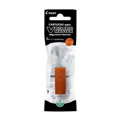 Cartucho de Tinta Pilot para Plumón de Pizarra Vboard Naranja