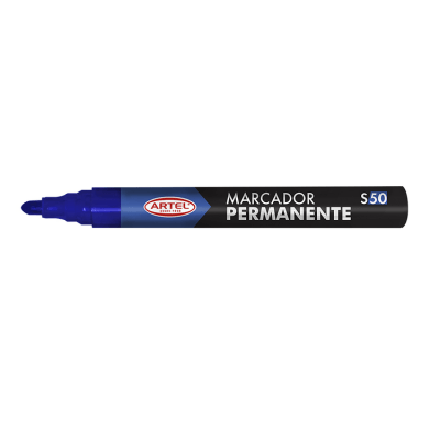 Marcador Permanente Artel Punta Redonda 50 Azul