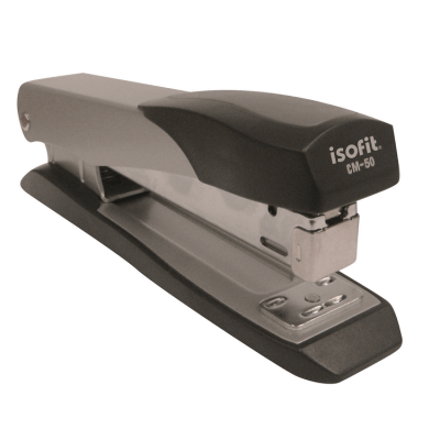 Corchetera Metálica Isofit cm-50 25 Hojas Mediana gris