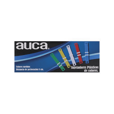 Accoclip Auca Plástico Colores 50 Unidades