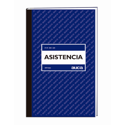 Libro Asistencia Auca At-500-100 100 Hojas