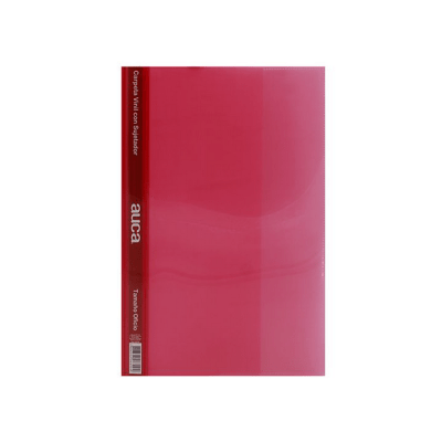 Carpeta Vinil Auca Oficio Rojo