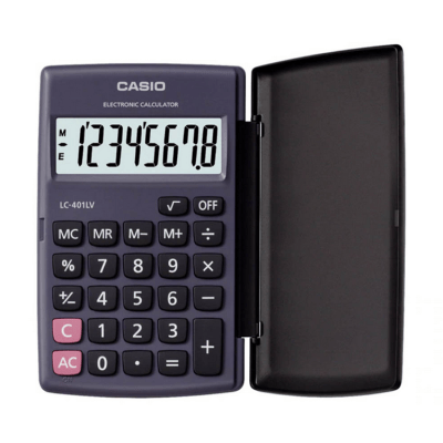 Calculadora Básica Bolsillo Casio 8 Dígitos Lc-401