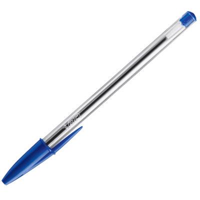 Lápiz Pasta BIC Azul Cristal Punta Mediana 1.0 mm