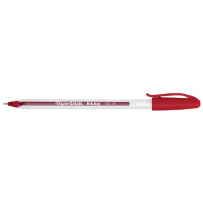 Lápiz Pasta Paper Mate Kilométrico InkJoy 100 XF Punta Media 1.0 mm Rojo