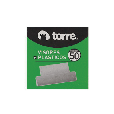 Visores Portaleyenda Torre Caja de 50 Unidades