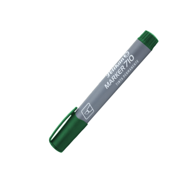 Marcador Permanente Pelikan 710 Punta Biselada Verde