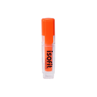 Destacador Isofit Transparente Naranjo