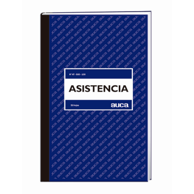 Libro Asistencia Auca At500-100 50 Hojas