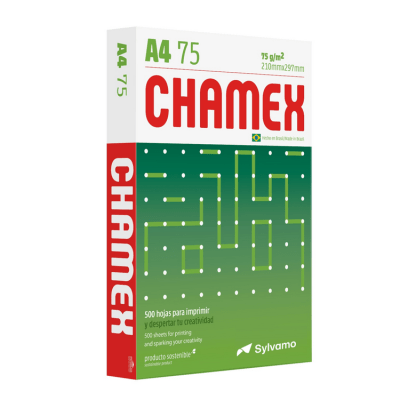 Papel Fotocopia Chamex A-4 Multipropósito 75 g 500 Hojas