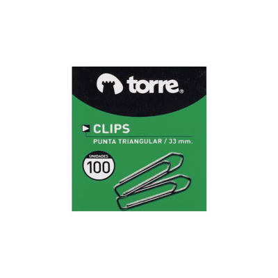 Clips Torre N°1 Punta Triangular 33 mm