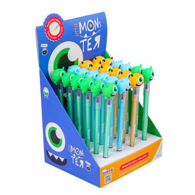 BOLIGRAFO GEL 1.0 WERO BORRAB 24 UN AZ FIGURA MONS