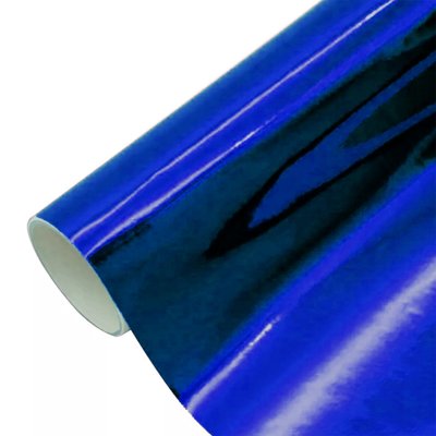 PAPEL METALICO 50 X 64 CM X 25 PLI AZUL VINILICO 