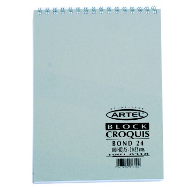 CROQUERA OFIC ESPIRAL 21X32 80 HJ ARTEL 