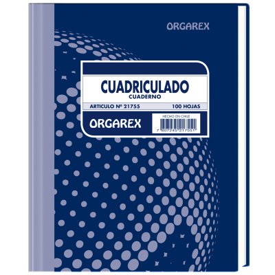 Cuaderno Cuadriculado Orgarex 7 Mm 100 hojas