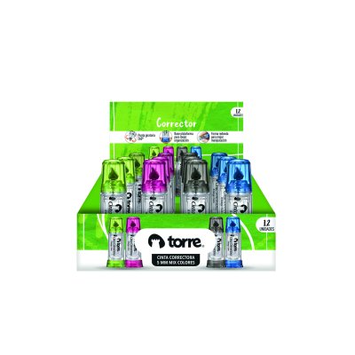 CORRECTOR CINTA 5MM STAND UP TORRE SURTIDO 