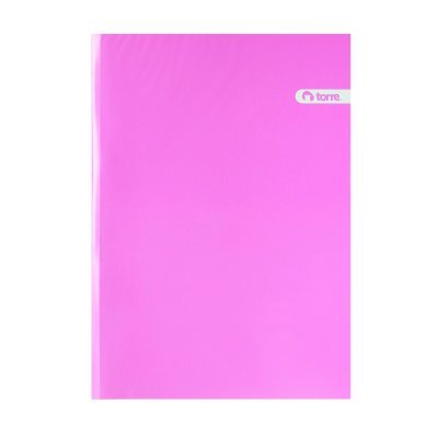 Archivador Torre Plastificado con gusano Rosado