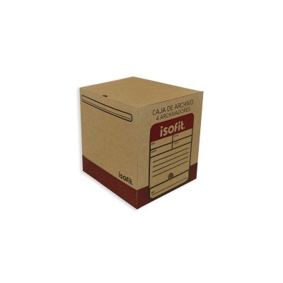Caja de Archivo Isofit 4 Archivadores 359x314x361 mm