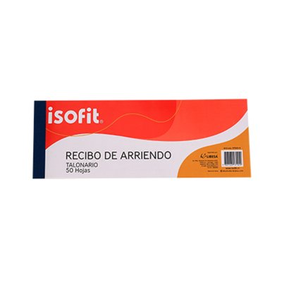 Formulario Recibo de Arriendo Isofit 50 Hojas