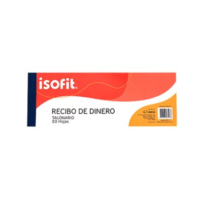 Formulario Recibo de Dinero Isofit 50 Hojas
