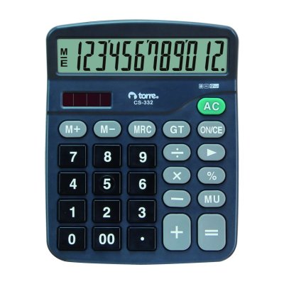 Calculadora Básica Torre CS-332 Negro