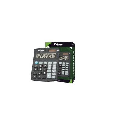 Calculadora Básica Torre CD-454 Negro