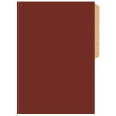 Carpeta Cartulina Buho Pigmentada Burdeo
